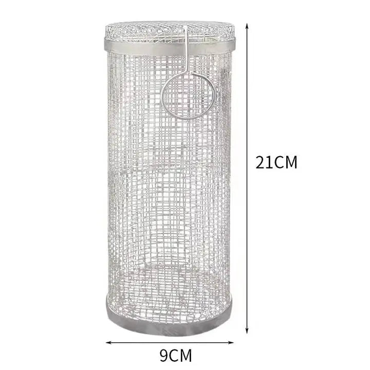 GrillRoller™ – Portable Stainless Steel BBQ Basket