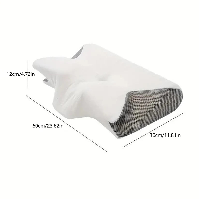 Orthopedic Butterfly Memory Foam Neck Pillow - Comfort & Massage Technology