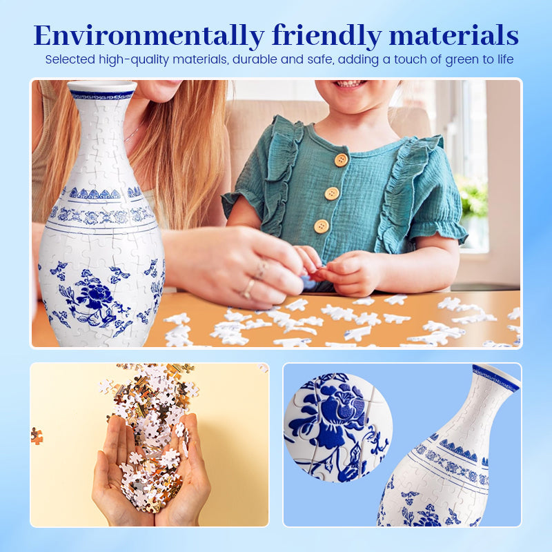 3D Art Puzzle Vase