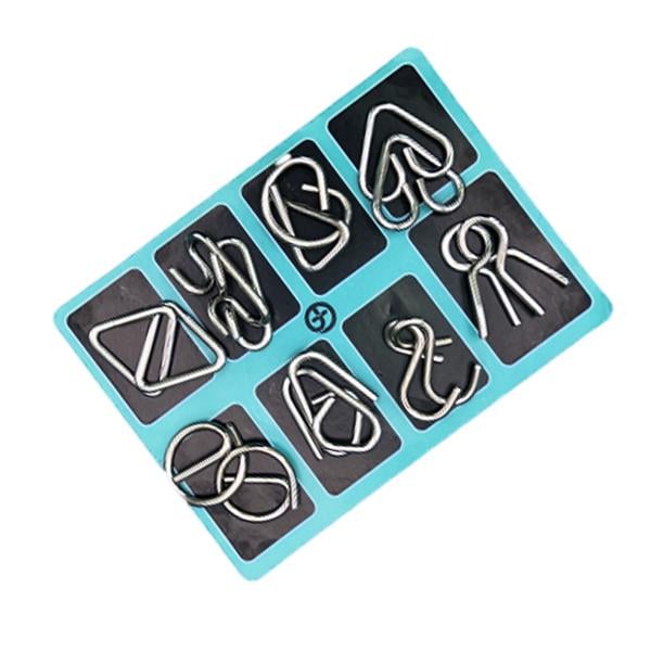 Woyuosn Physics Mind Metal Puzzles Unlock Interlock Game