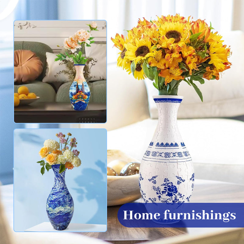 3D Art Puzzle Vase