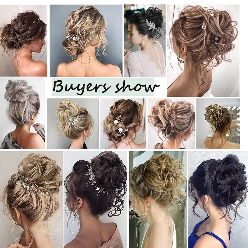 Claw Clip Messy Bun Hair Piece