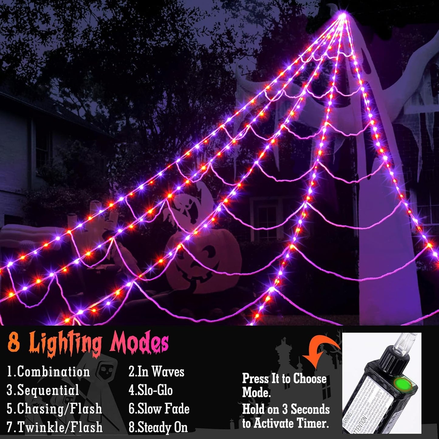 🕷️🕷️Spider Web Light🕸️🕸️
