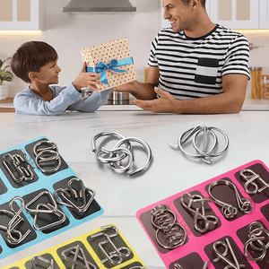 Woyuosn Physics Mind Metal Puzzles Unlock Interlock Game