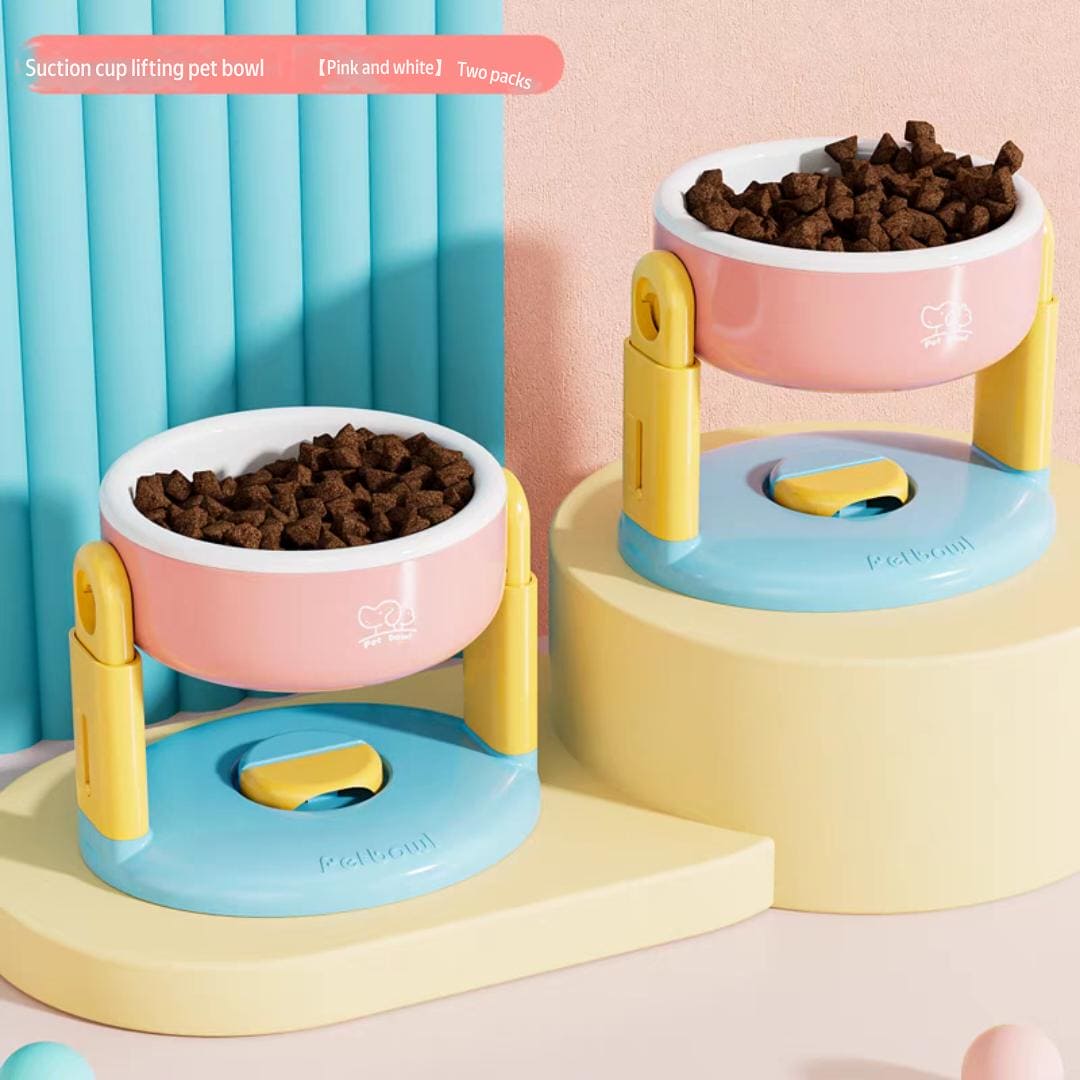 Suction lifting Adjustable Pet Bowl Cup Success