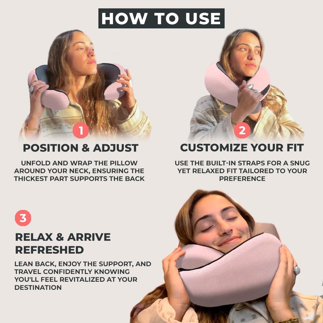 Aprolo™ Travel Neck Pillow - Comfortable and full Neck Support