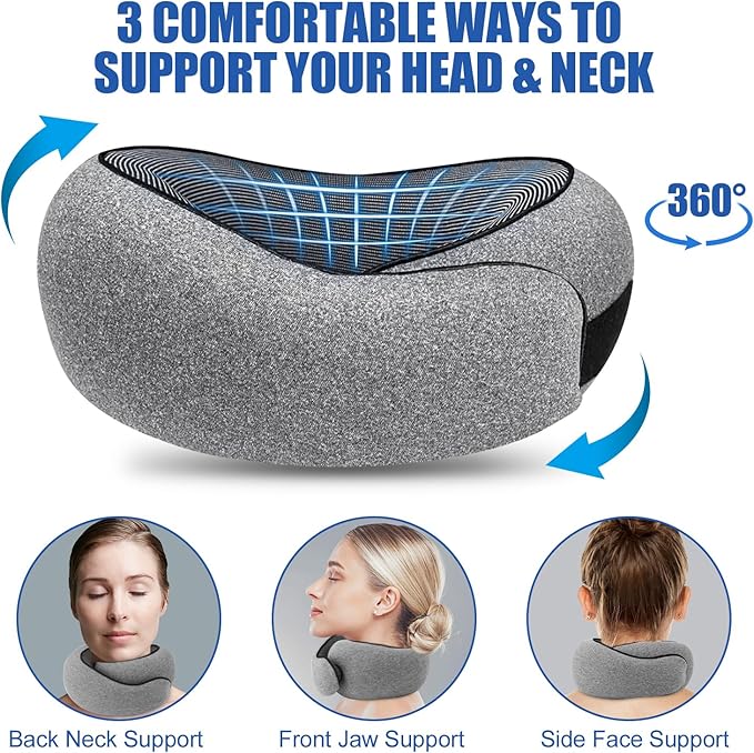 Aprolo™ Travel Neck Pillow - Comfortable and full Neck Support