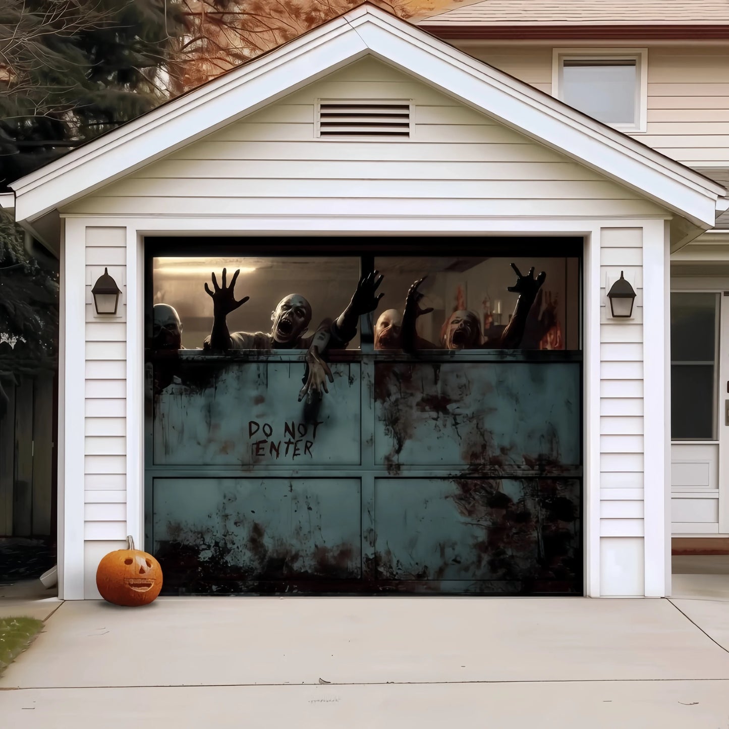 Halloween Garage Door Cover