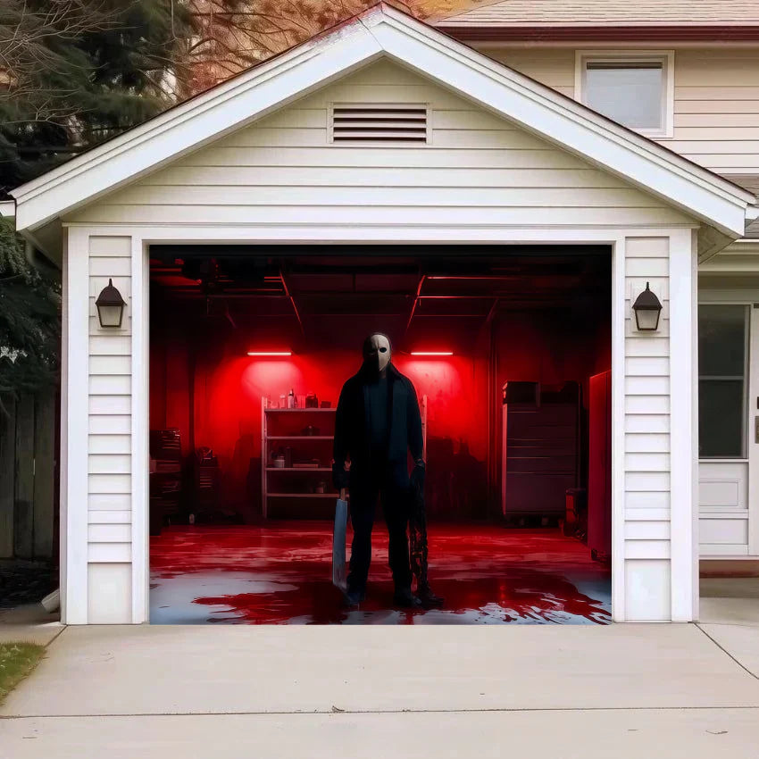 Halloween Garage Door Cover
