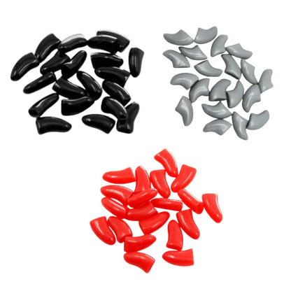 20Pcs Pet Dog Cat Soft Silicone Nail Caps