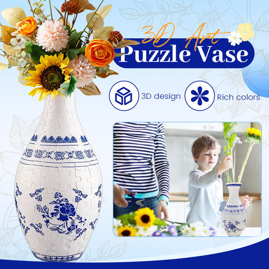3D Art Puzzle Vase