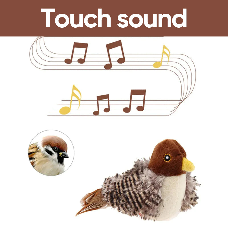 FlutterFun™ Pet Chirping Bird