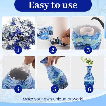 3D Art Puzzle Vase