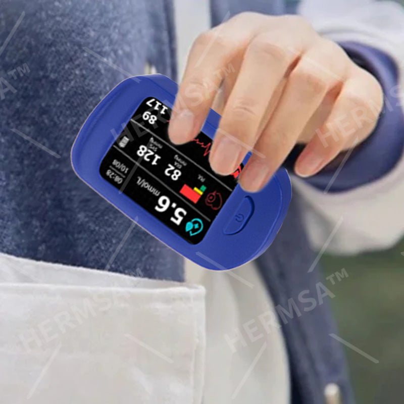 HERMSA™ High-Precision Multi-Purpose Non-Invasive Medical Device(For Blood Glucose, Blood Oxygen, and Blood Pressure Monitoring)[99.9% Accuracy]