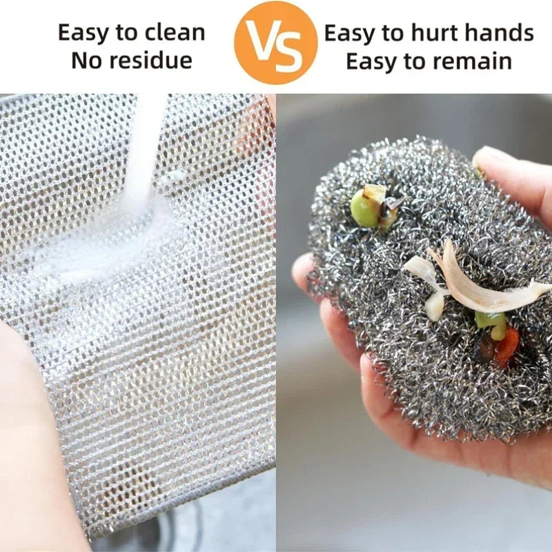 Abrasive fiber dishcloth (set of 10)