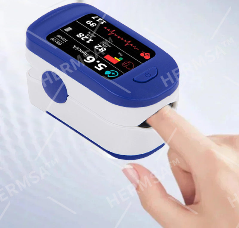 HERMSA™ High-Precision Multi-Purpose Non-Invasive Medical Device(For Blood Glucose, Blood Oxygen, and Blood Pressure Monitoring)[99.9% Accuracy]