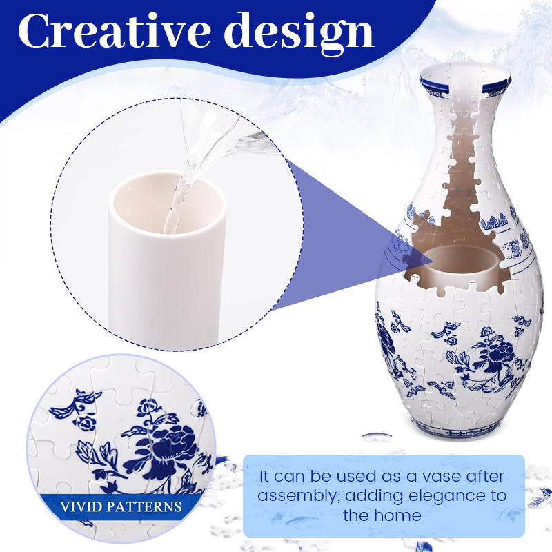 3D Art Puzzle Vase