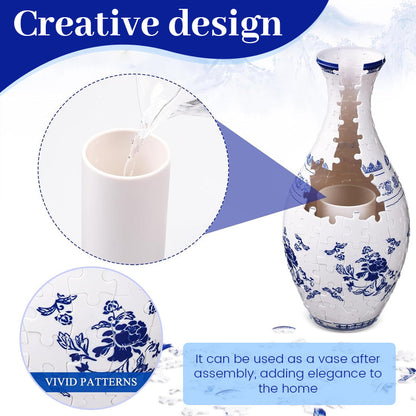 3D Art Puzzle Vase