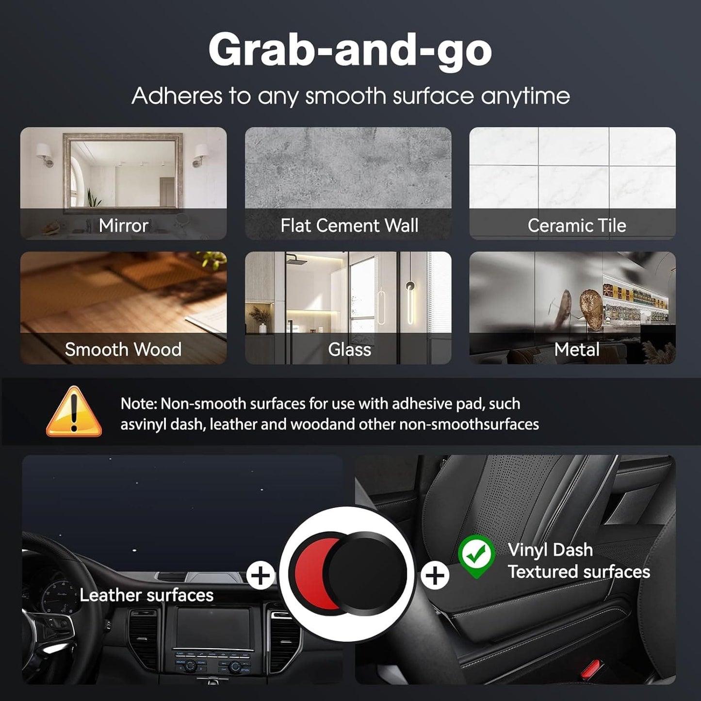 Vacuum Magnetic Phone Holders for Car