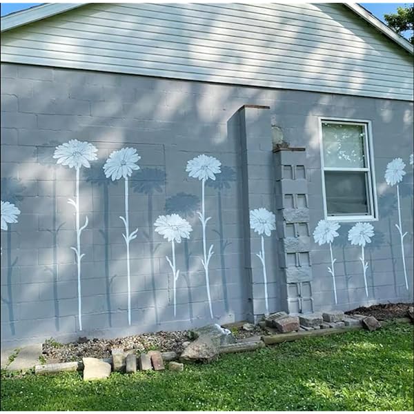 💐 Eptchn Garden Fence Large Flower Stencils🌻DIY Decoration BloomTrace