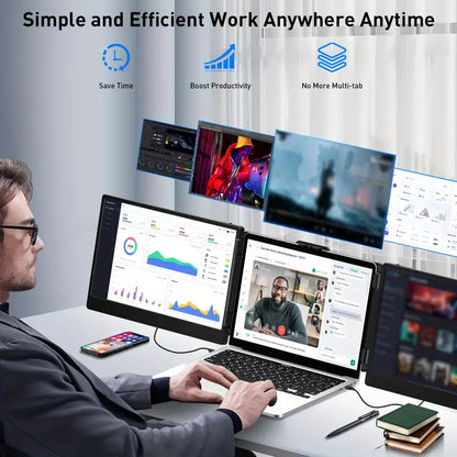 Dual Monitor Laptop Extender