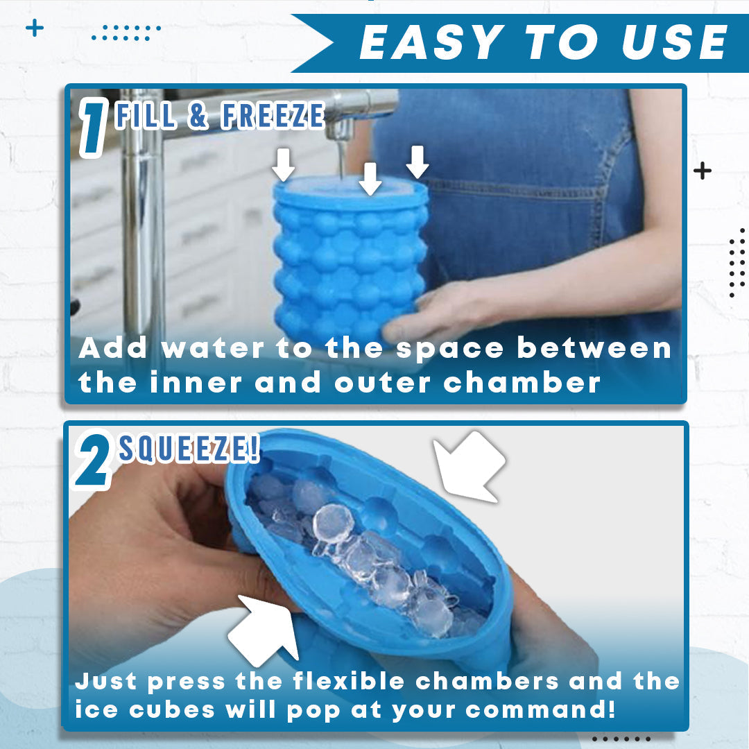 2-in-1 Ice Cube Maker