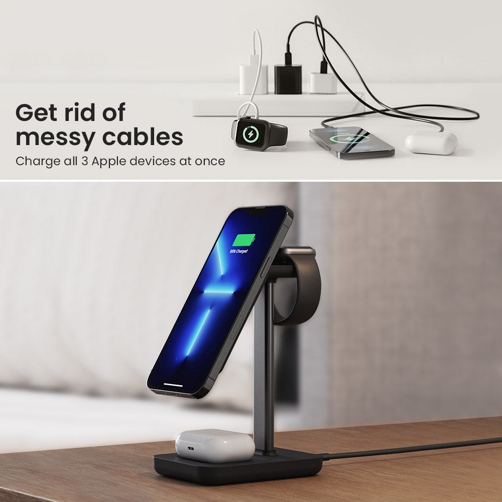 3 in 1 Wireless Charging Station
